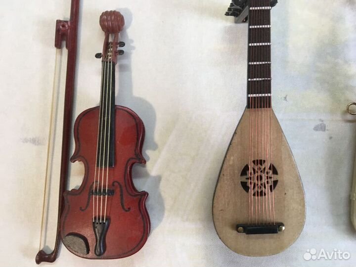 Набор музыкальных инструментов для кукол