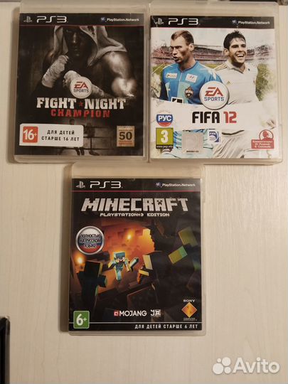 Диски на ps3 Minecraft