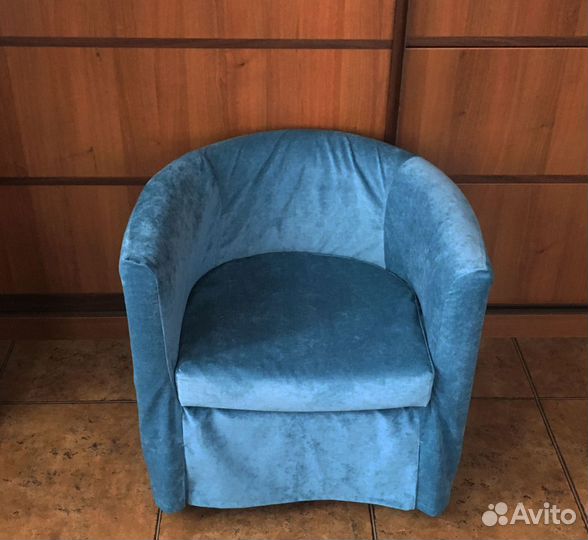 Новый чехол для кресла Сольста (икеа)