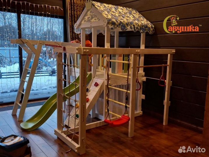 Игровой комплекс домик горка в квартиру