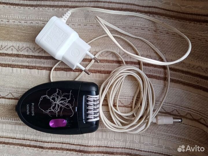 Эпилятор Philips Satinelle чёрный б/у