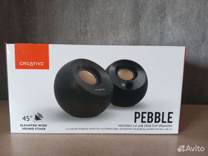 Колонки 2.0 Creative pebble