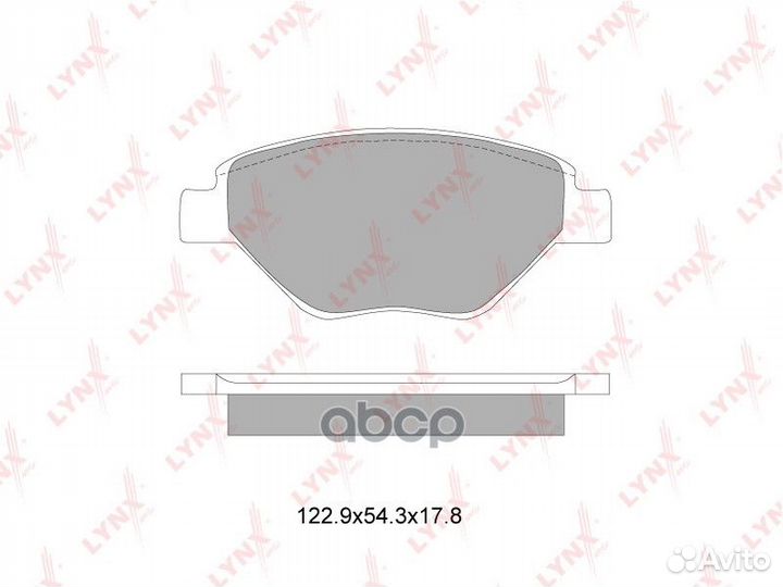 Колодки тормозные передние renault Megane 1.4 0