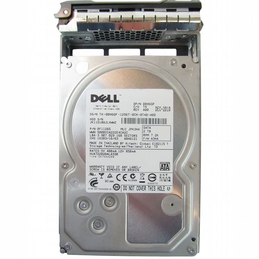 [00H6GP] Жесткий Диск Dell 0h6gp 2tb Sata2 3,5" Hdd 00h6gp