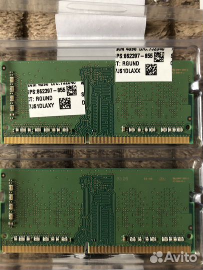 Оперативная память для ноутбука DDR4 8GB 2666 мгц