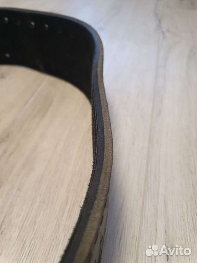 Ironman ремень кожаный 2-Х слойный пауэрлифтерский