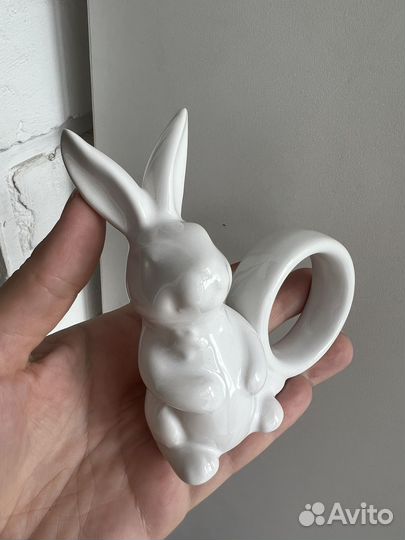 Кольца для салфеток с кроликом на Пасху