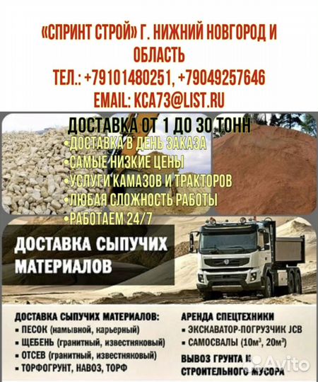 Щебень гранитный с доставкой