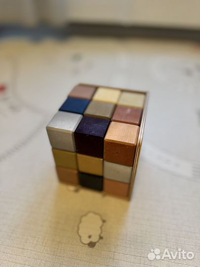 Кубики деревянные