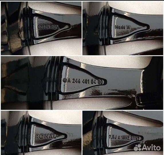 Оригинальные диски r18 на Mercedes Benz CLA W246