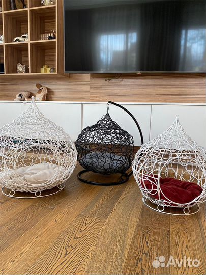 Подвесное кресло кокон для зверей