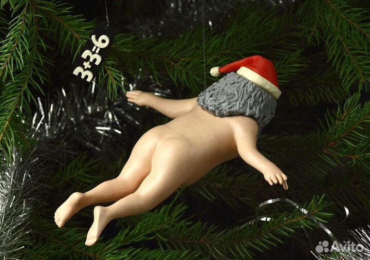 Ёлочная игрушка Санта из 