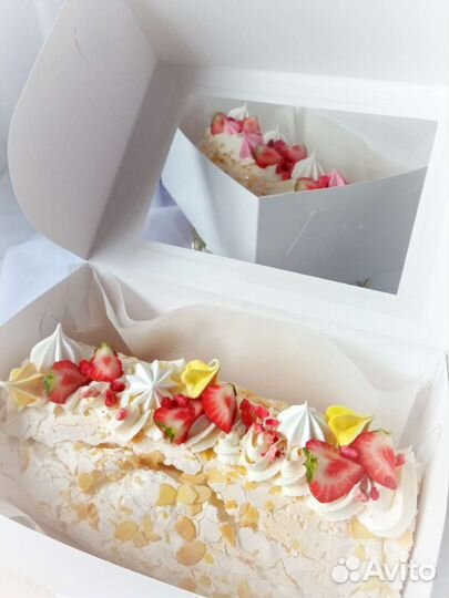 Меренговый рулет