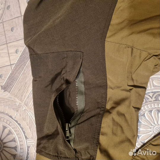 Горка 3м на замке и ленточных пуговицах, хаки