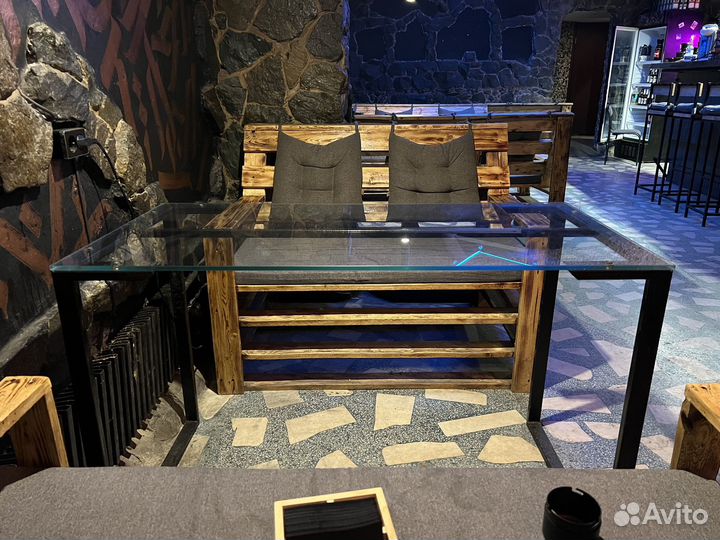 Столик в стиле лофт