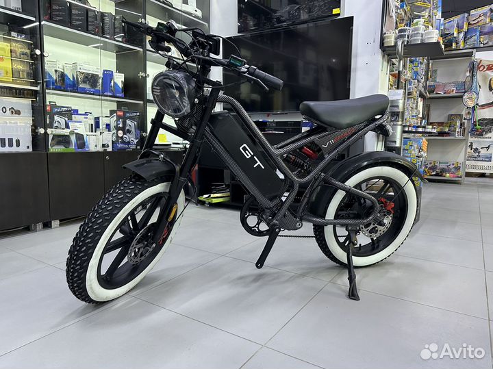 Электровелосипед фэтбайк GT V11 Pro Карбон