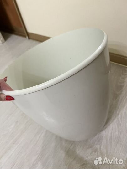 Горшок из леруа (21 л.,пластик)