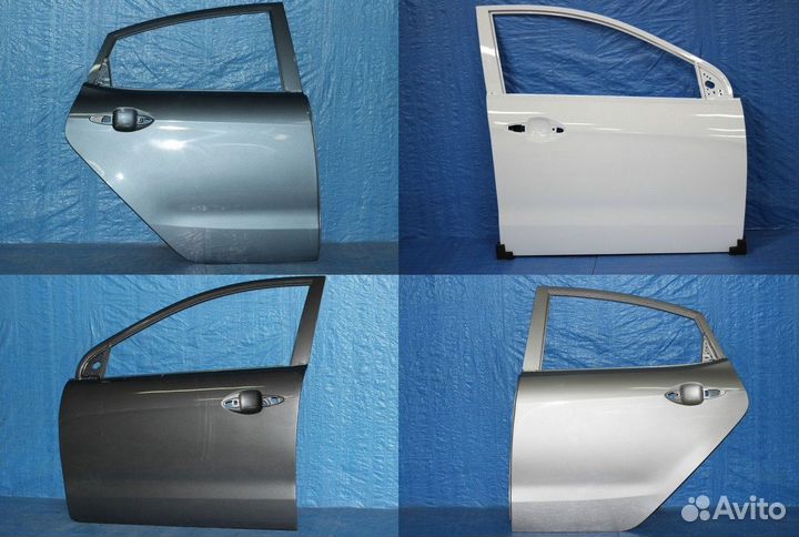 Дверь Kia Rio окрашенная в цвет авто новая