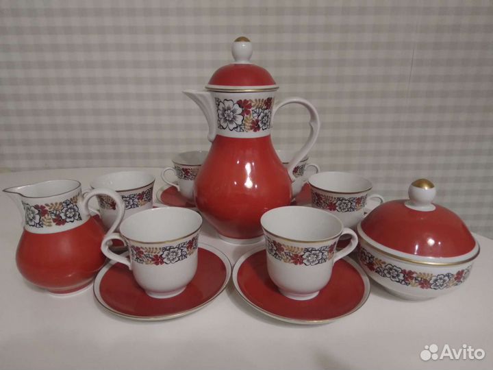 Кофейный сервиз Freiberger/Porzellan