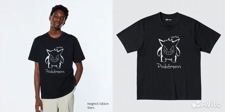 Футболка Uniqlo x Pokemon (8 дизайнов)