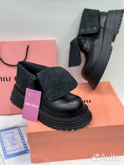 Ботинки зимние miu miu