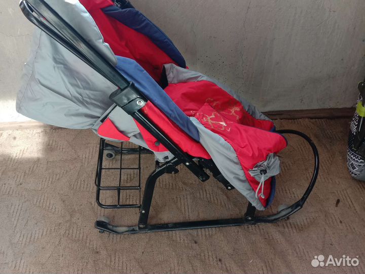 Детские санки коляска бу