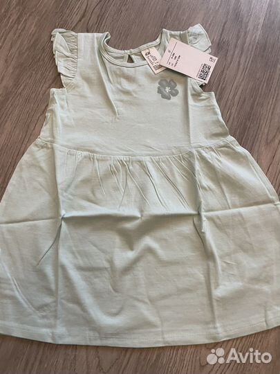 Платье для девочки hm 80,86,98,104,110,134