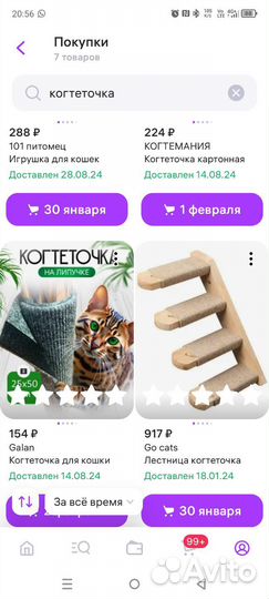 Когтеточка с домиком бу