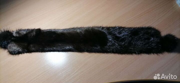 Повязка на голову из норки