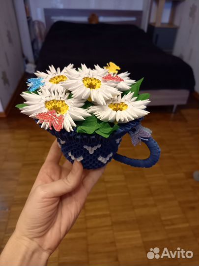 Цветы Поделка в детский сад и школу