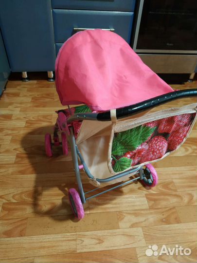 Коляска для кукол + большой дом + кукла с перенос