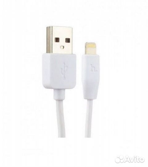 Кабель USB - lightning Hoco X1 1м 2,1А силикон