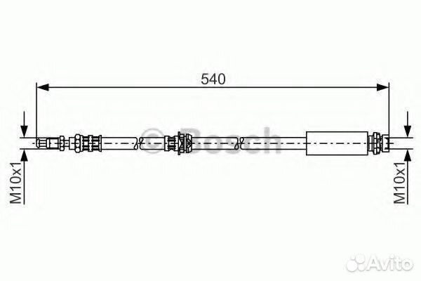 Тормозной шланг 1987476057 bosch