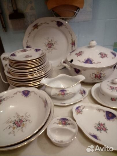 Сервизы Богемия Антуанетта, MZ столовый,кофейный