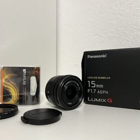 Объектив panasonic leica lumix 15 1.7