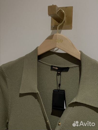 Платье Maje новое зеленое