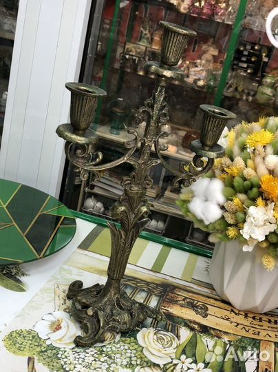 Komok канделябр на три свечи