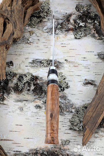 Нож Боец Х12мф карельская береза и акрил (Coutelli