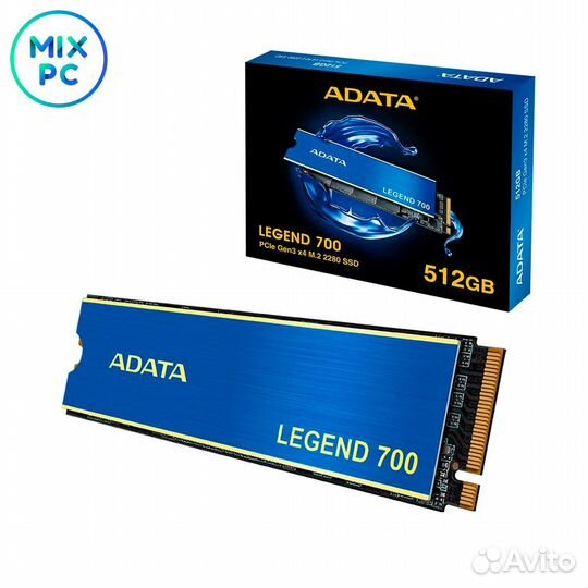 Накопитель SSD M.2 512Gb adata legend 700