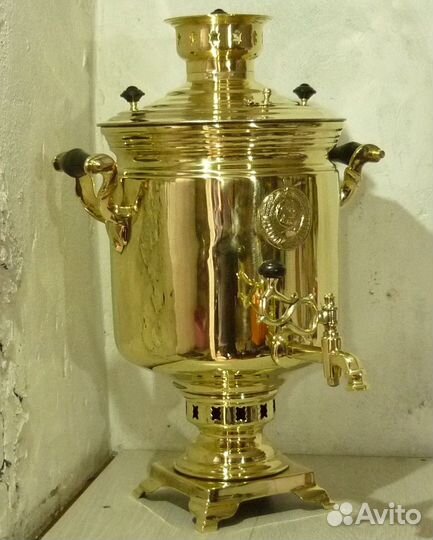 Самовар жаровой на дровах 7 литров банка СССР