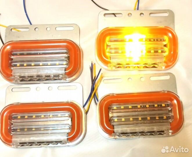 Фонари габаритные LED на Газель Грузовики 12-24 V