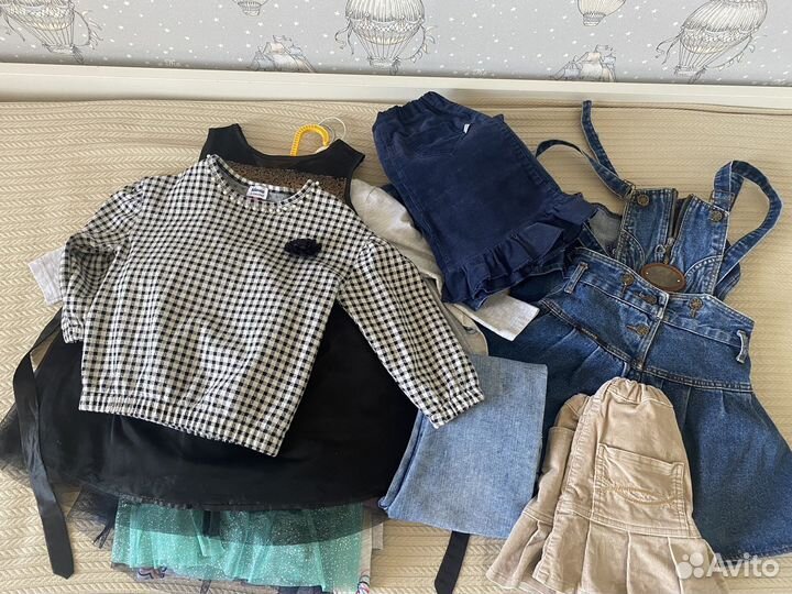 Вещи пакетом на девочку 116 (15 штук)