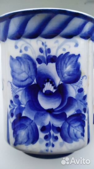 Гжель СССР Бокал Чашка Кружка