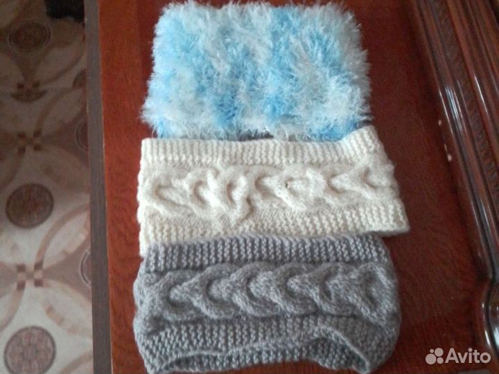 Вязаная повязка на голову