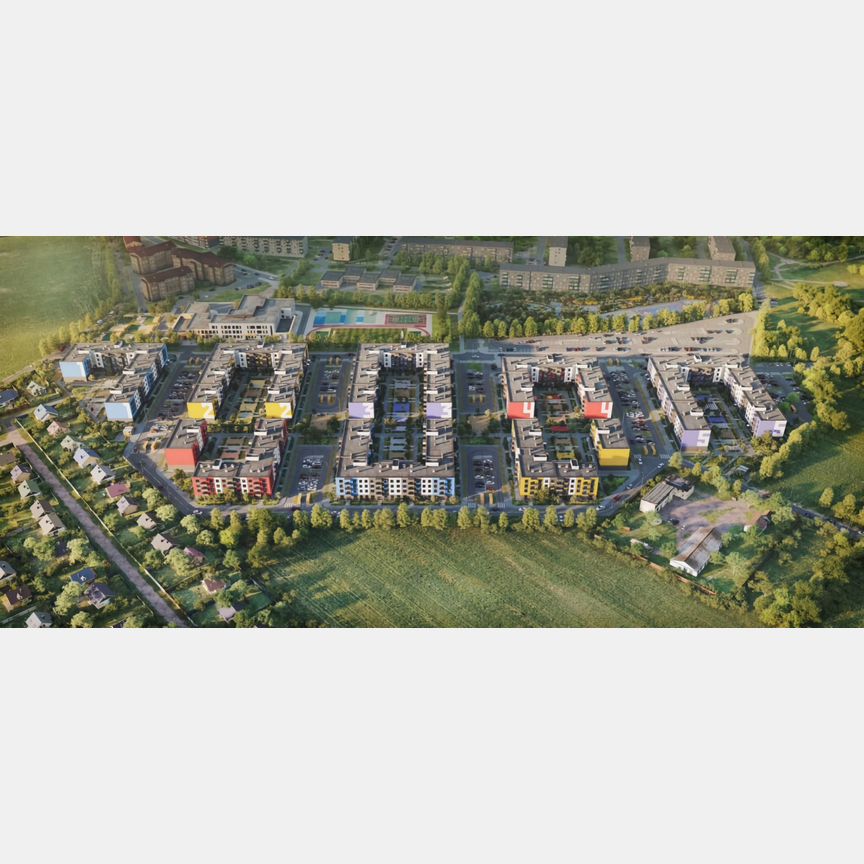 2-к. квартира, 62,3 м², 2/4 эт.