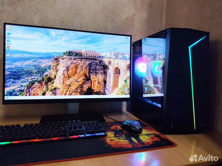 Игровой пк: i3 12100 / 16Gb / RX 6600 8Gb