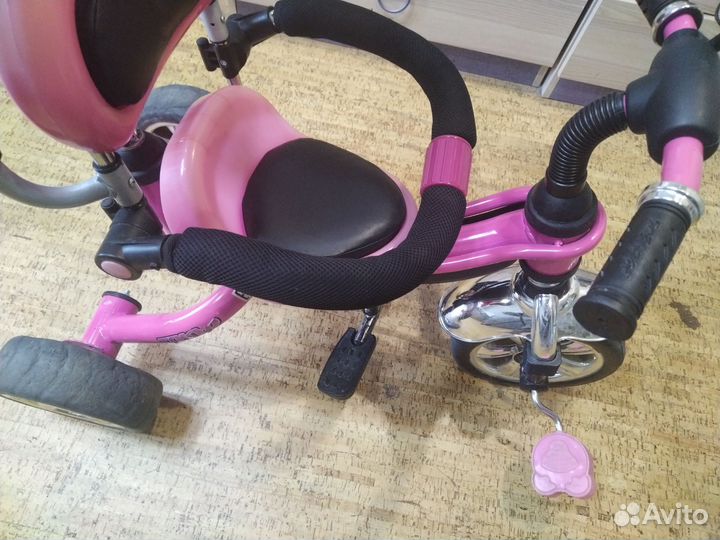 Велосипед-коляска для девочки