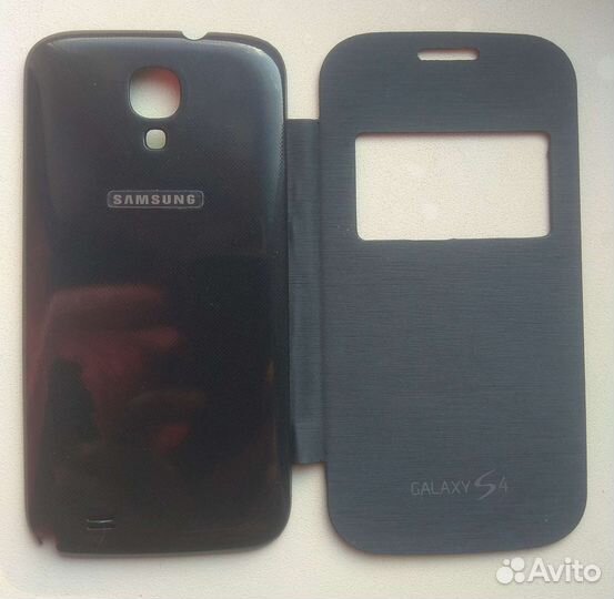 Новый ориг.Чехол-книжка для Samsung Galaxy s4 mini