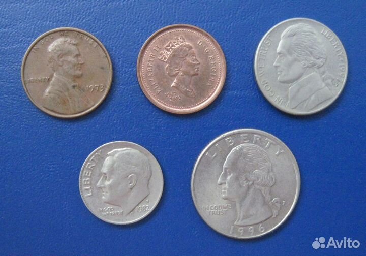 Монеты США и Канады
