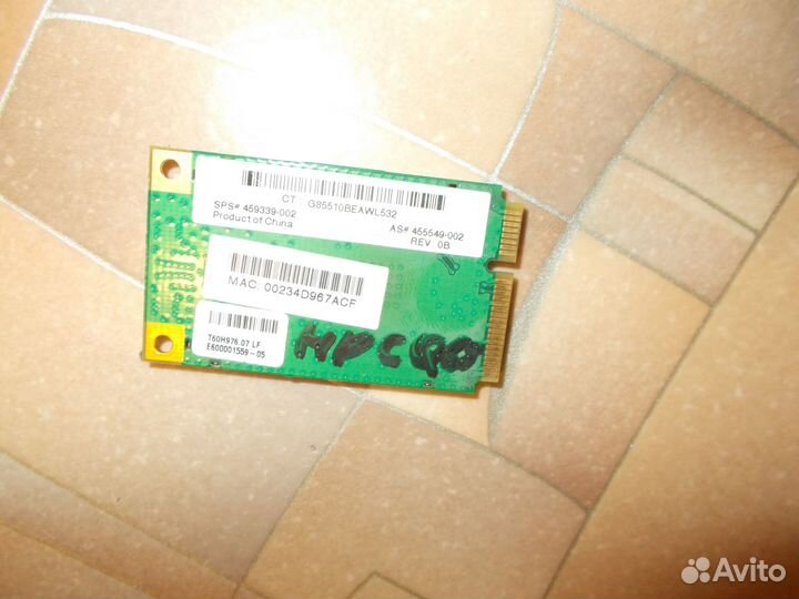 WiFI Anatel DB100427 ccae06LP1300T1 54MBit 802.11b